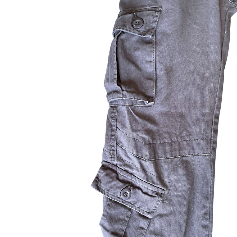 AKARMY Cargo Pants Womens 6 Gray Drawstring Ankle Baggy 90s Retro Street Grunge‎ - Picture 5 of 16